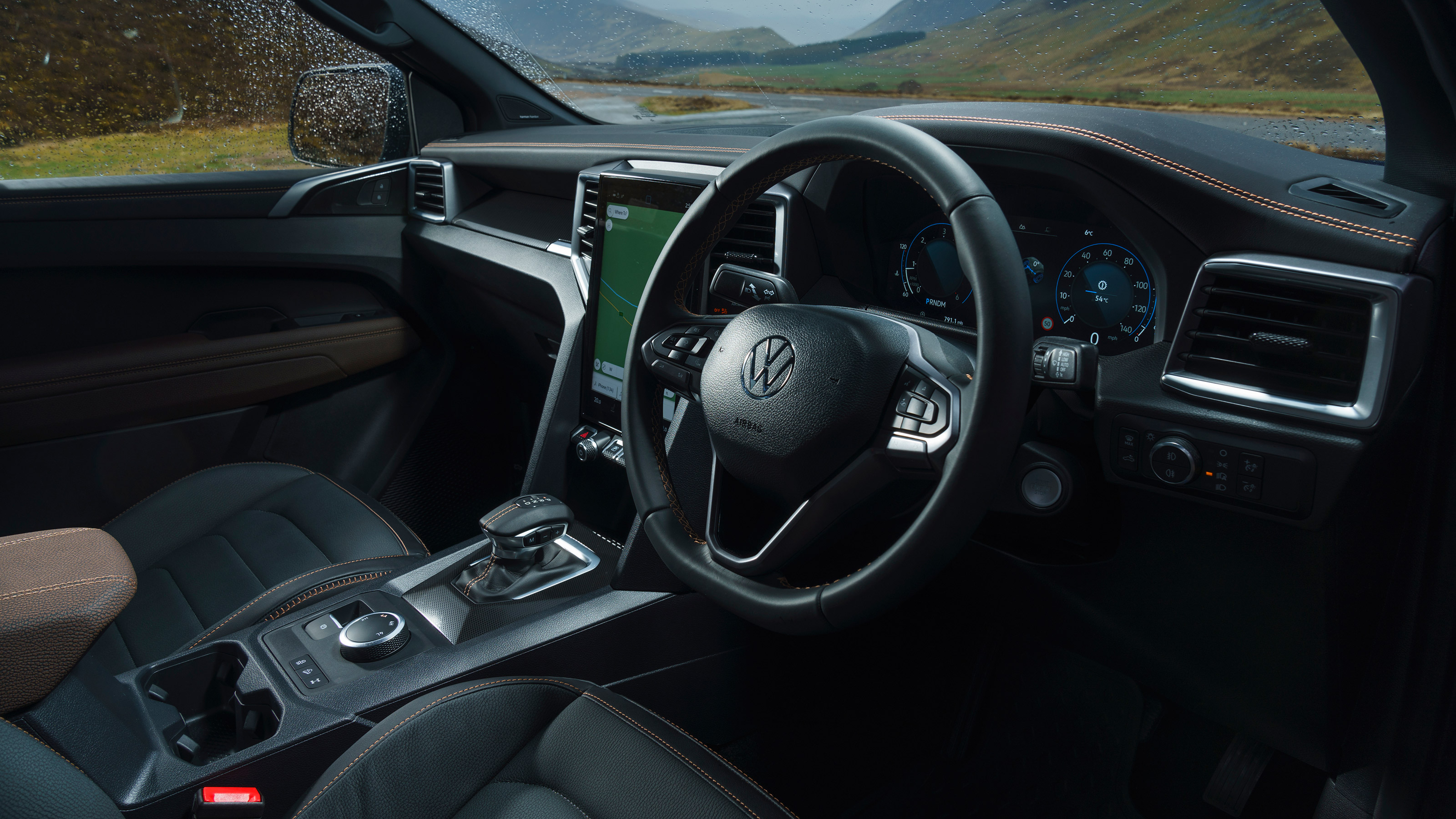 Volkswagen Amarok pickup dashboard