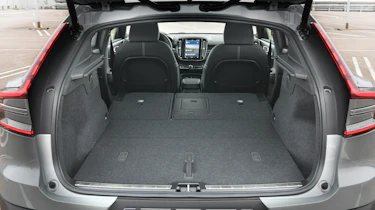 Volvo C40 Recharge 2023 boot seats folded