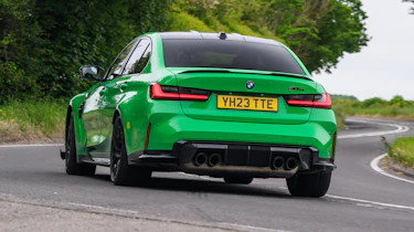 BMW M3 CS rear cornering