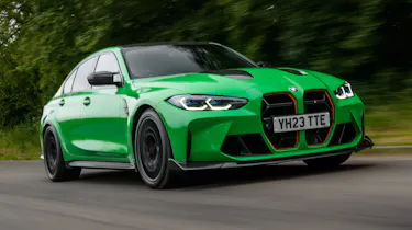 BMW M3 CS front quarter driving