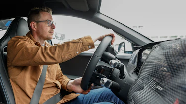 Sean Carson driving Ioniq 5 N Prototype