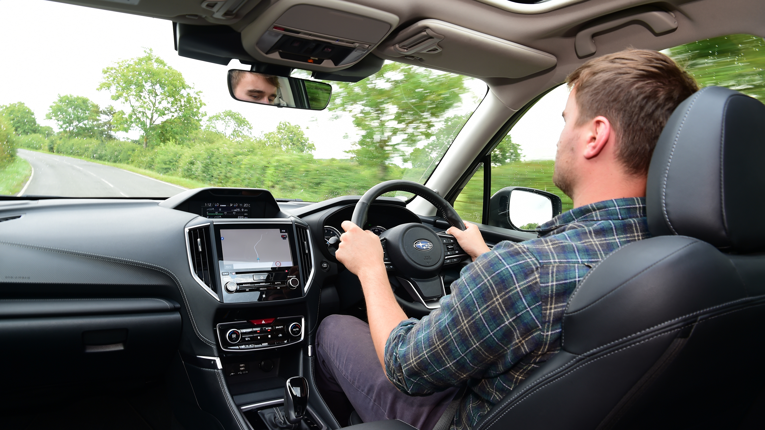 Subaru Forester SUV interior staff