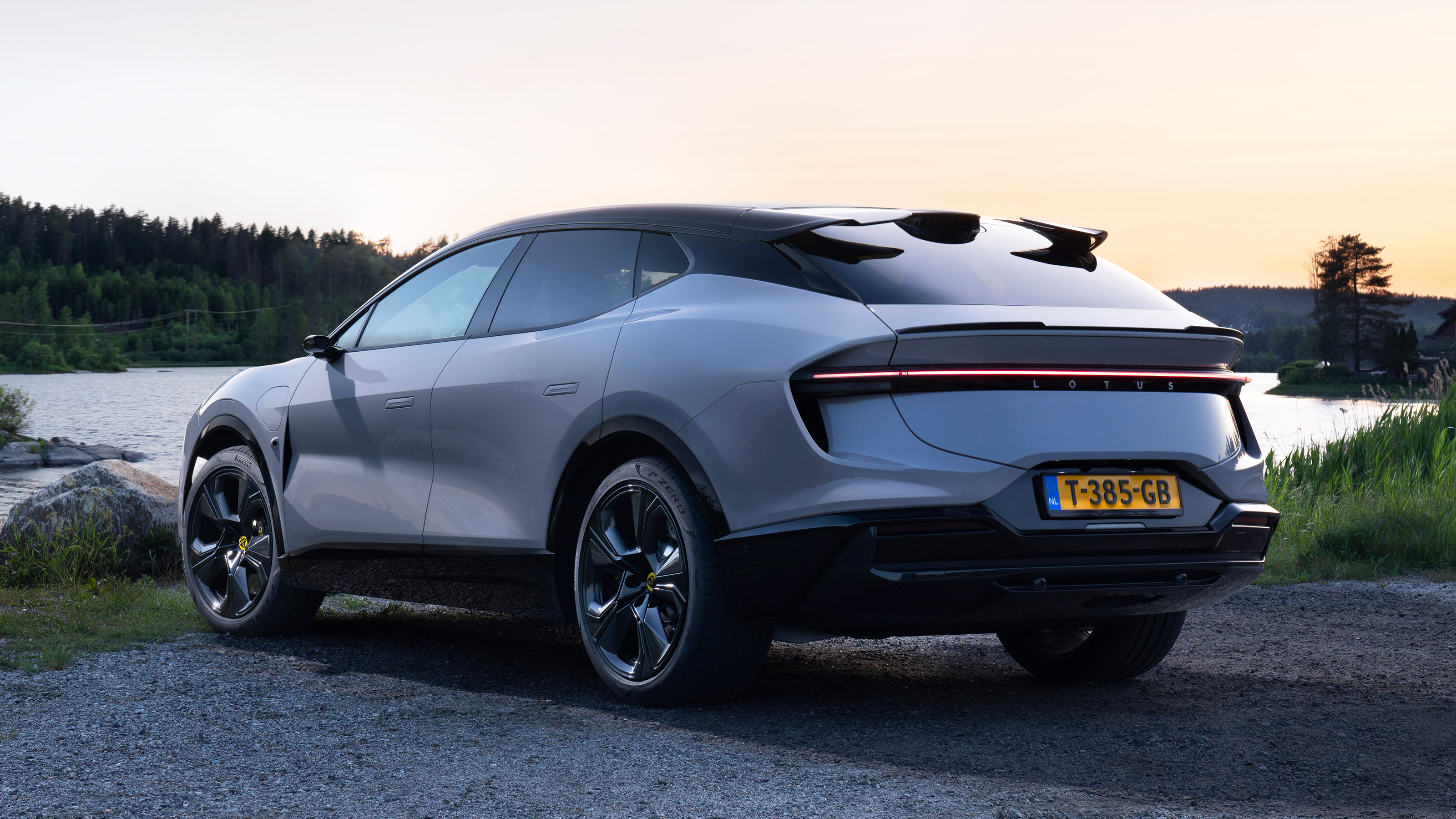 Lotus Eletre SUV rear 3/4 static