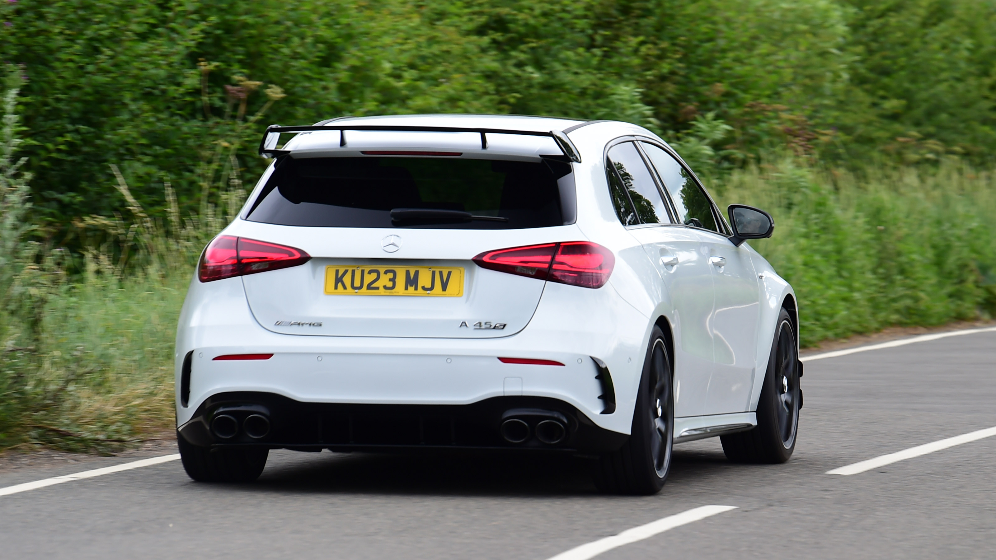 Mercedes-AMG A 45 S rear cornering