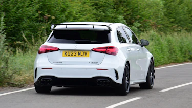 Mercedes-AMG A 45 S rear cornering