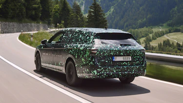 Skoda Superb estate prototype drive