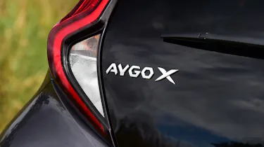 Toyota Aygo X rear badge