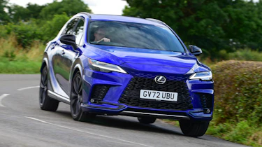 Lexus RX 500h front cornering