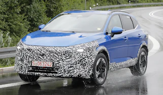 Nissan Qashqai facelift spy shot