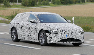 New electric Audi A6 Avant spies