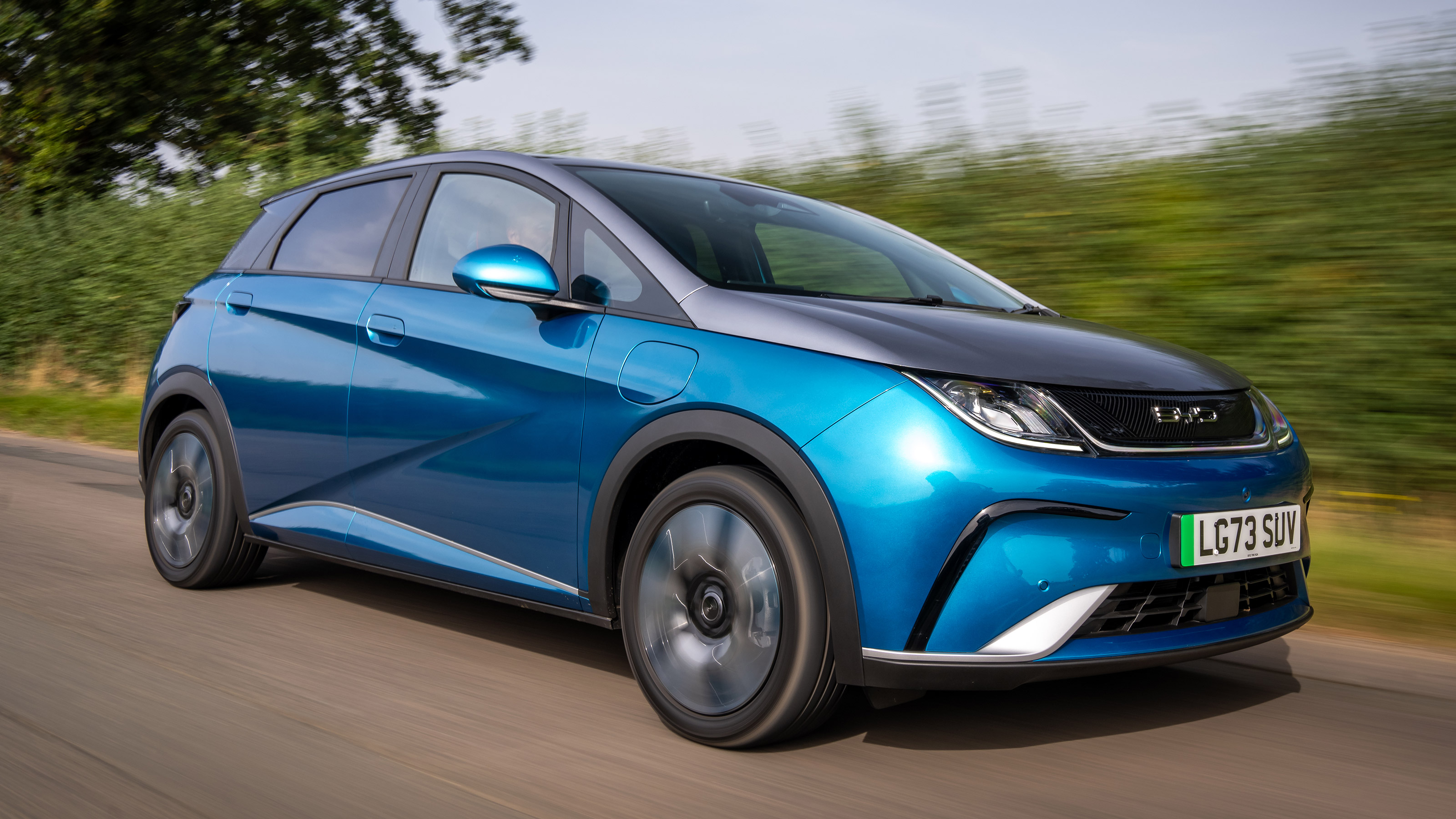 BYD Dolphin hatchback side tracking