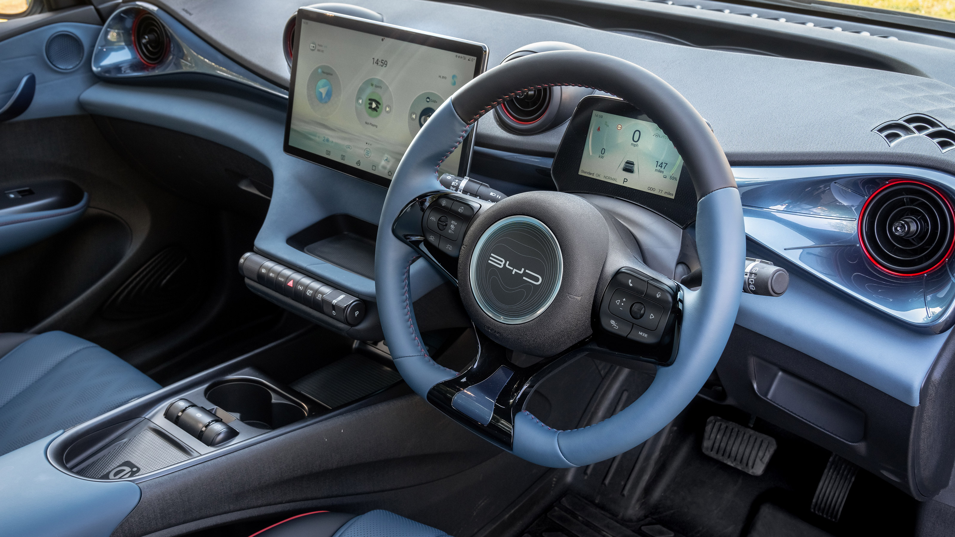BYD Dolphin hatchback interior