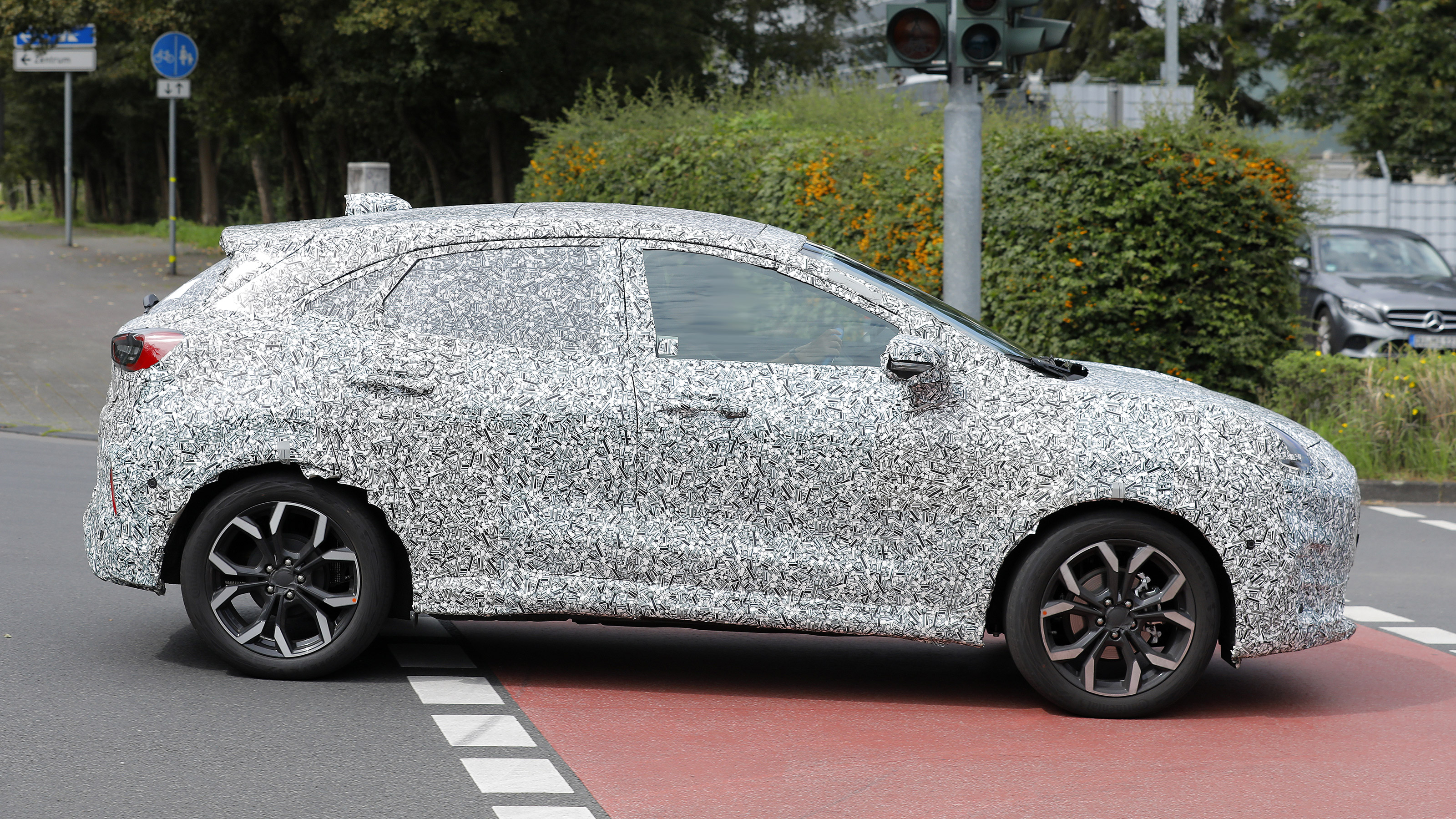 Ford Puma spy shot