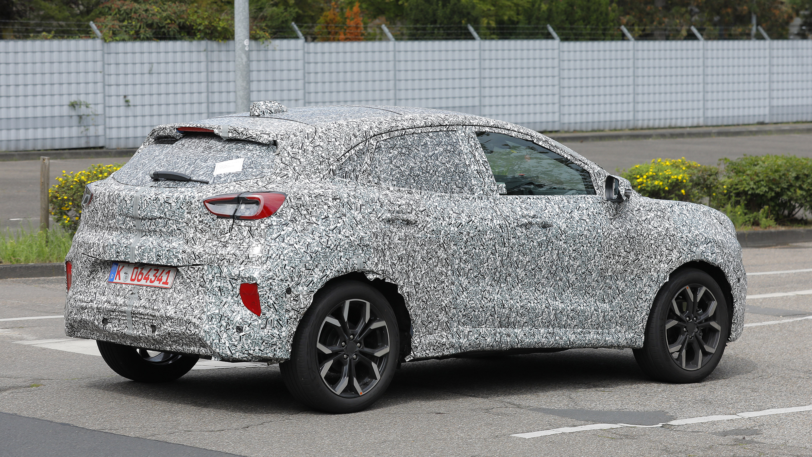 Ford Puma spy shot