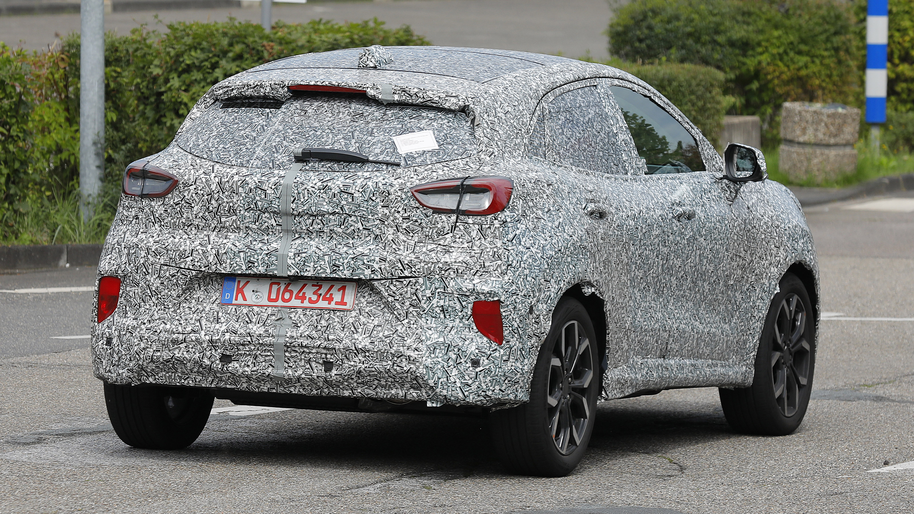 Ford Puma spy shot