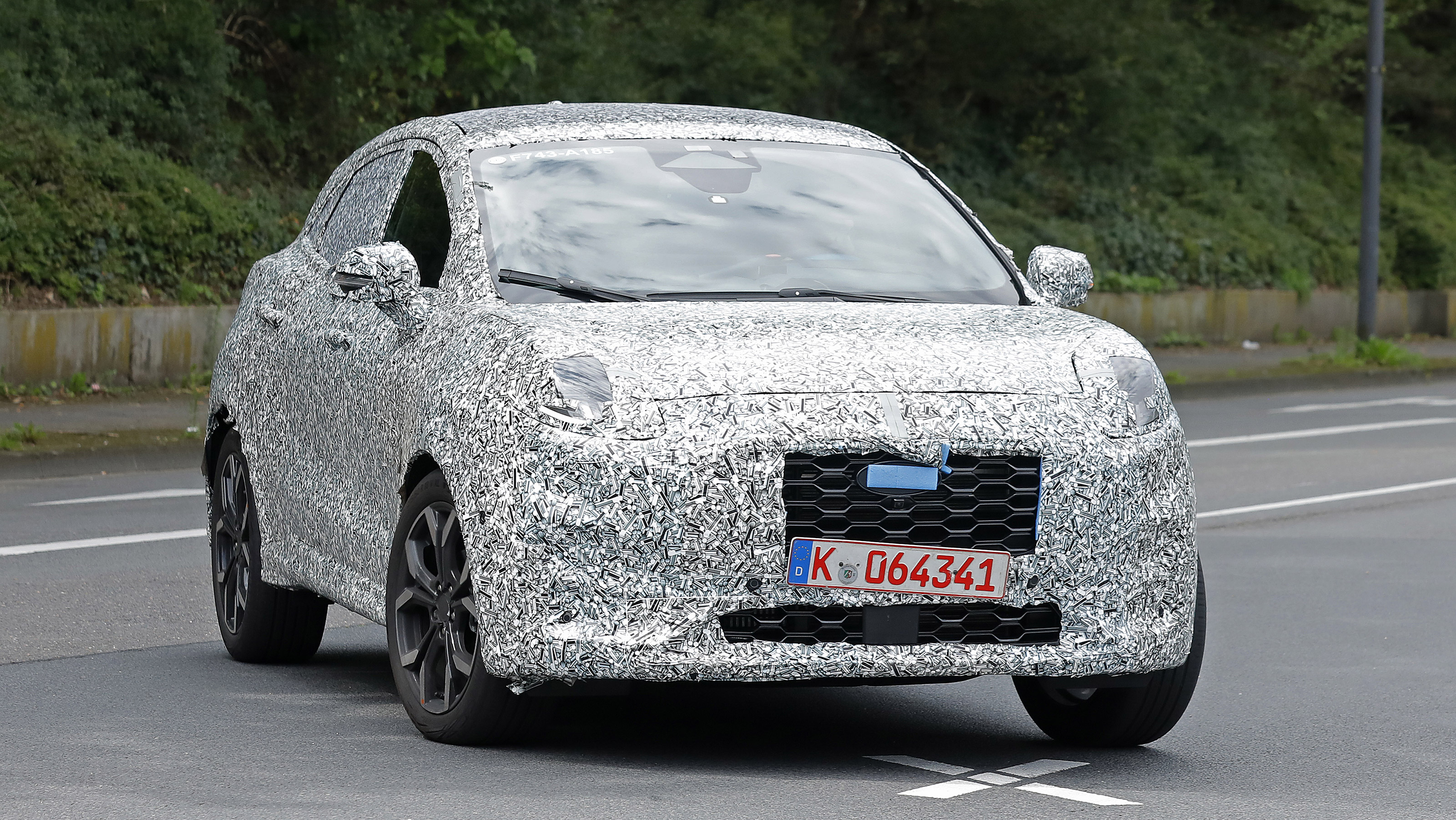 Ford Puma spy shot