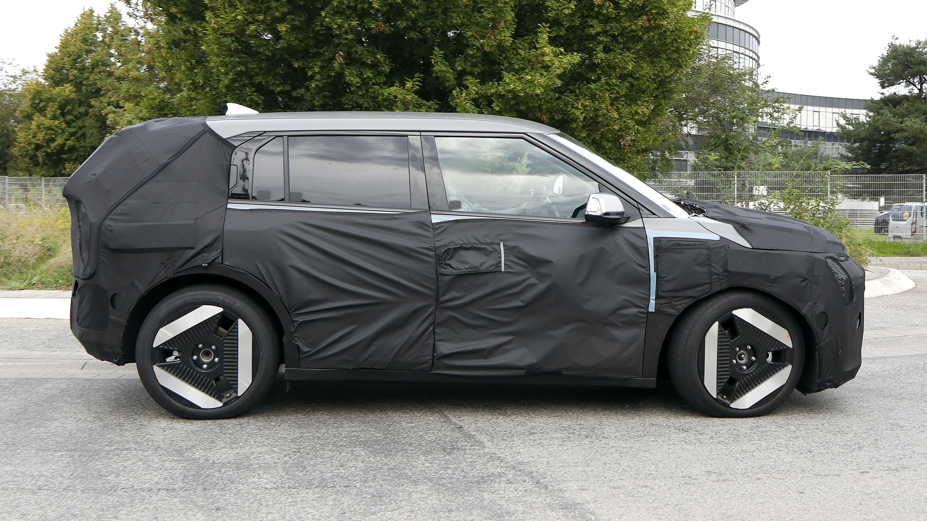 Kia EV4 spy shot