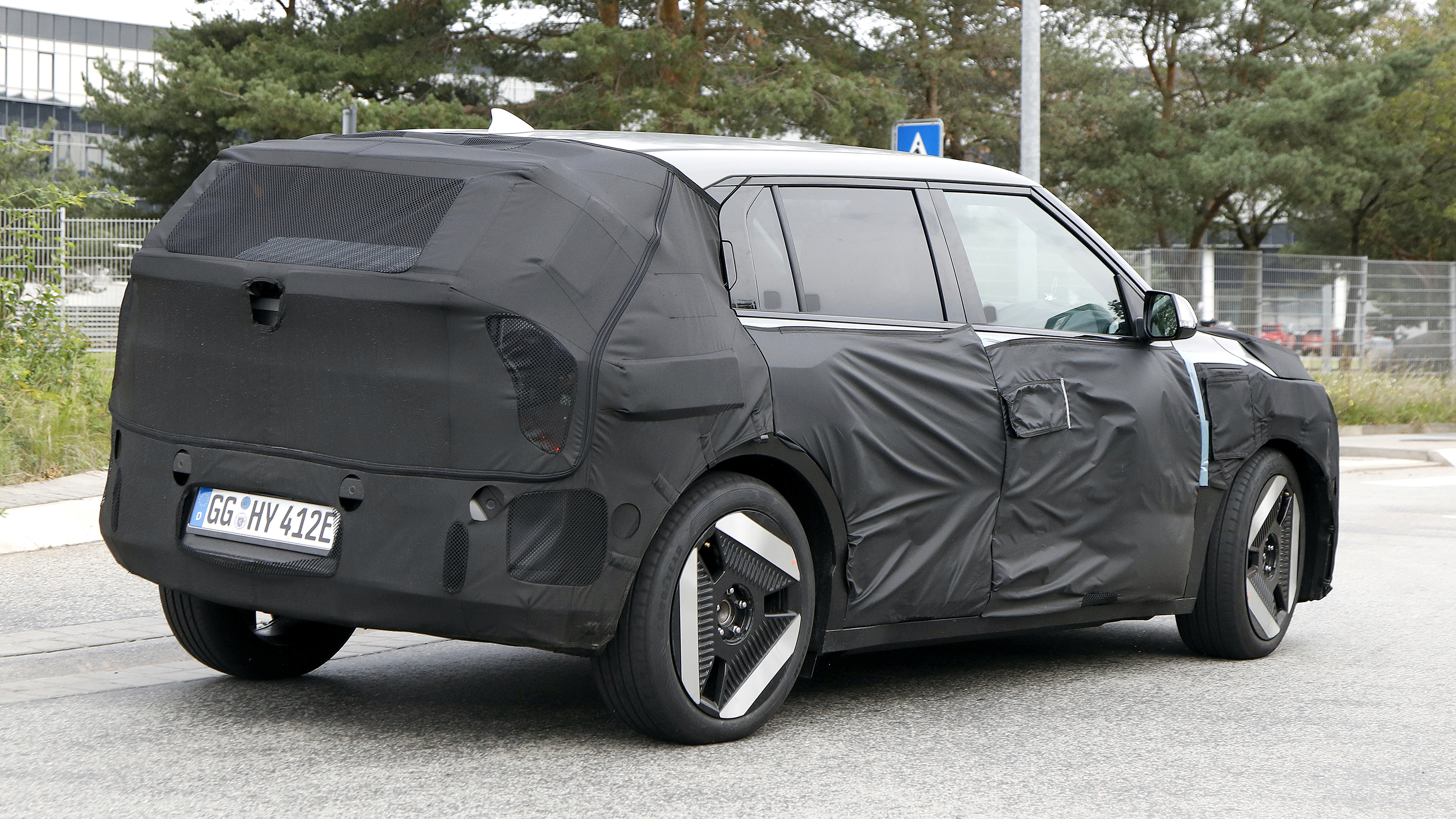 Kia EV4 spy shot
