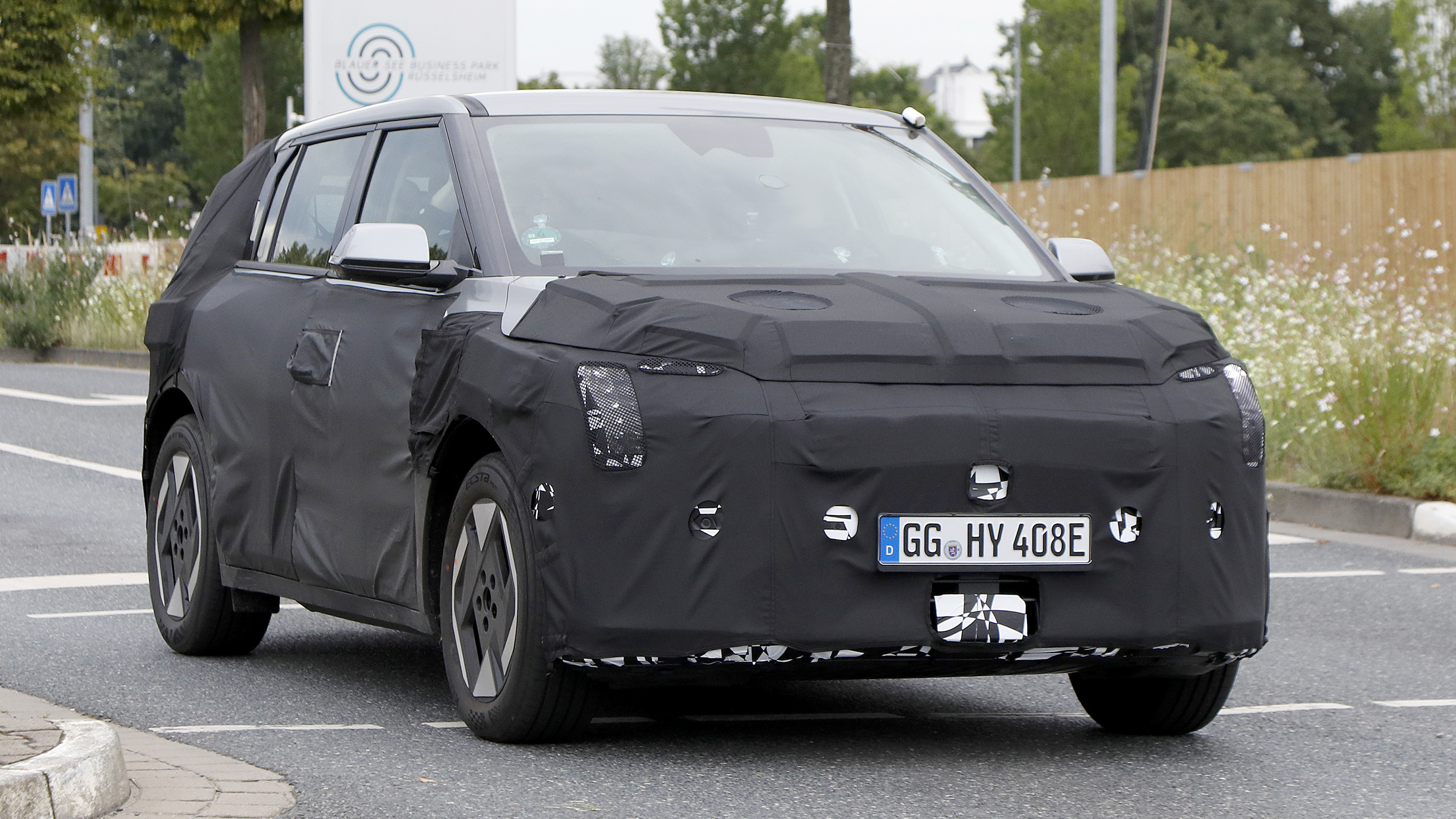 Kia EV4 spy shot