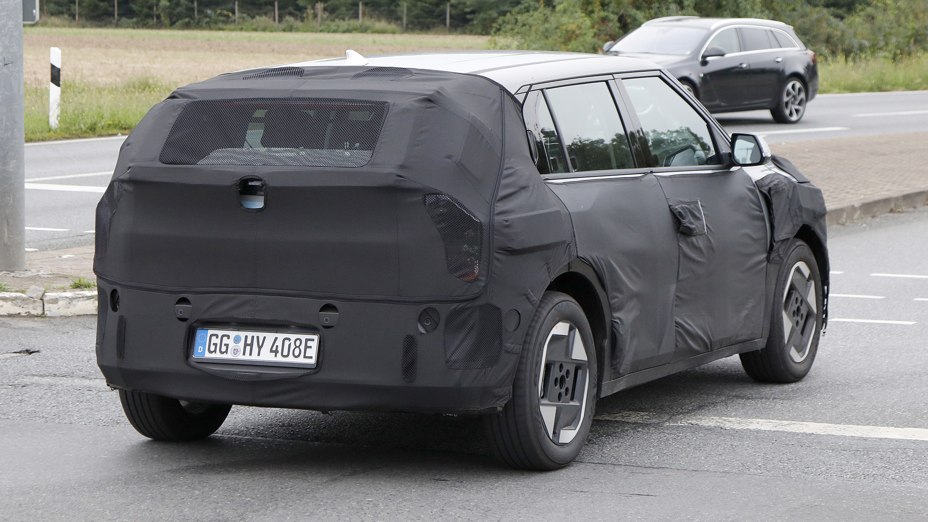 Kia EV4 spy shot