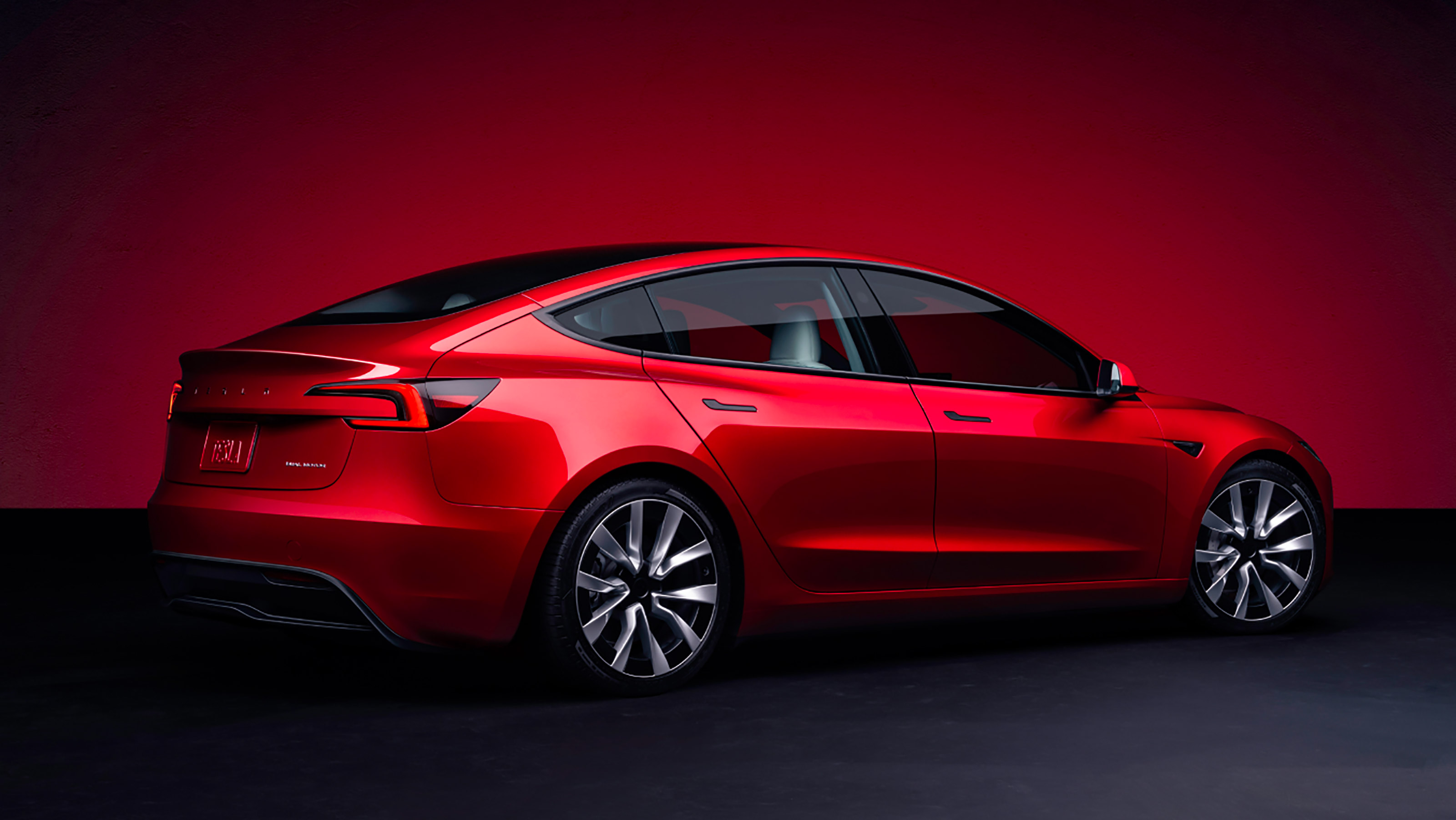 Facelifted Tesla Model 3