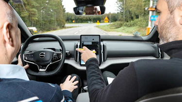 Volvo EX30 prototype ride 11