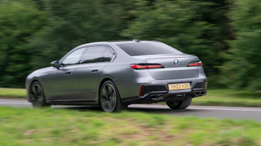 BMW 7 Series rear quarter cornering