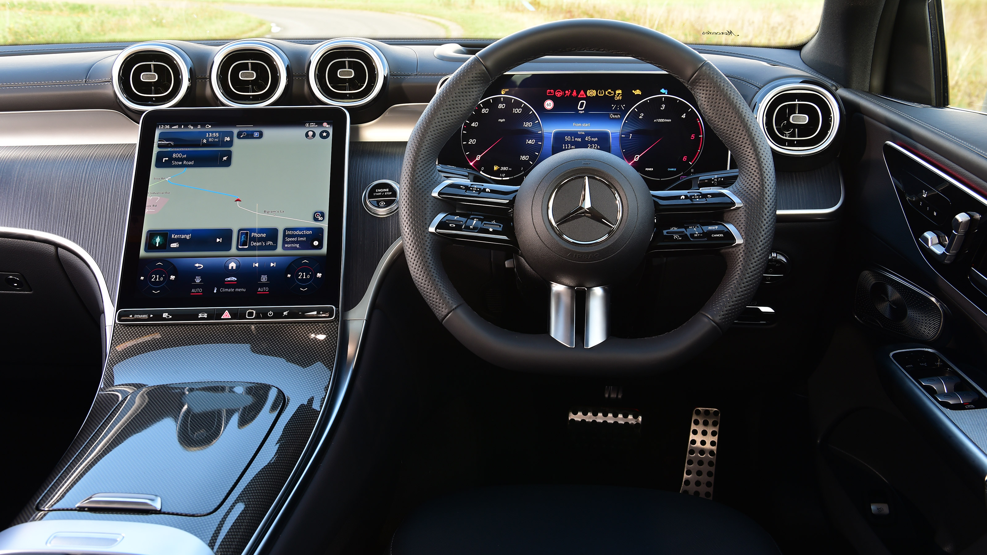 Mercedes GLC Coupe UK interior