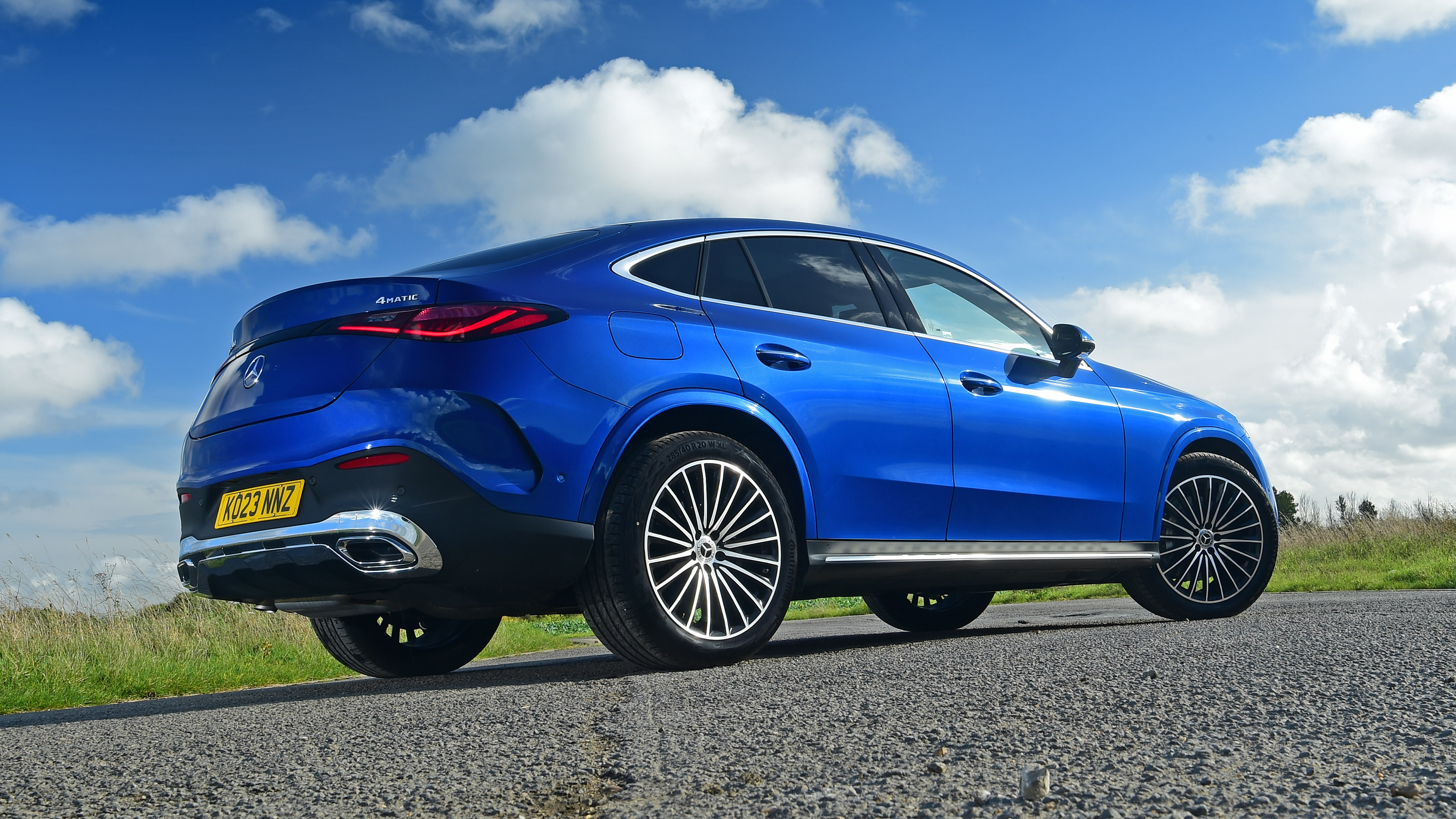 Mercedes GLC Coupe UK rear 3/4 static