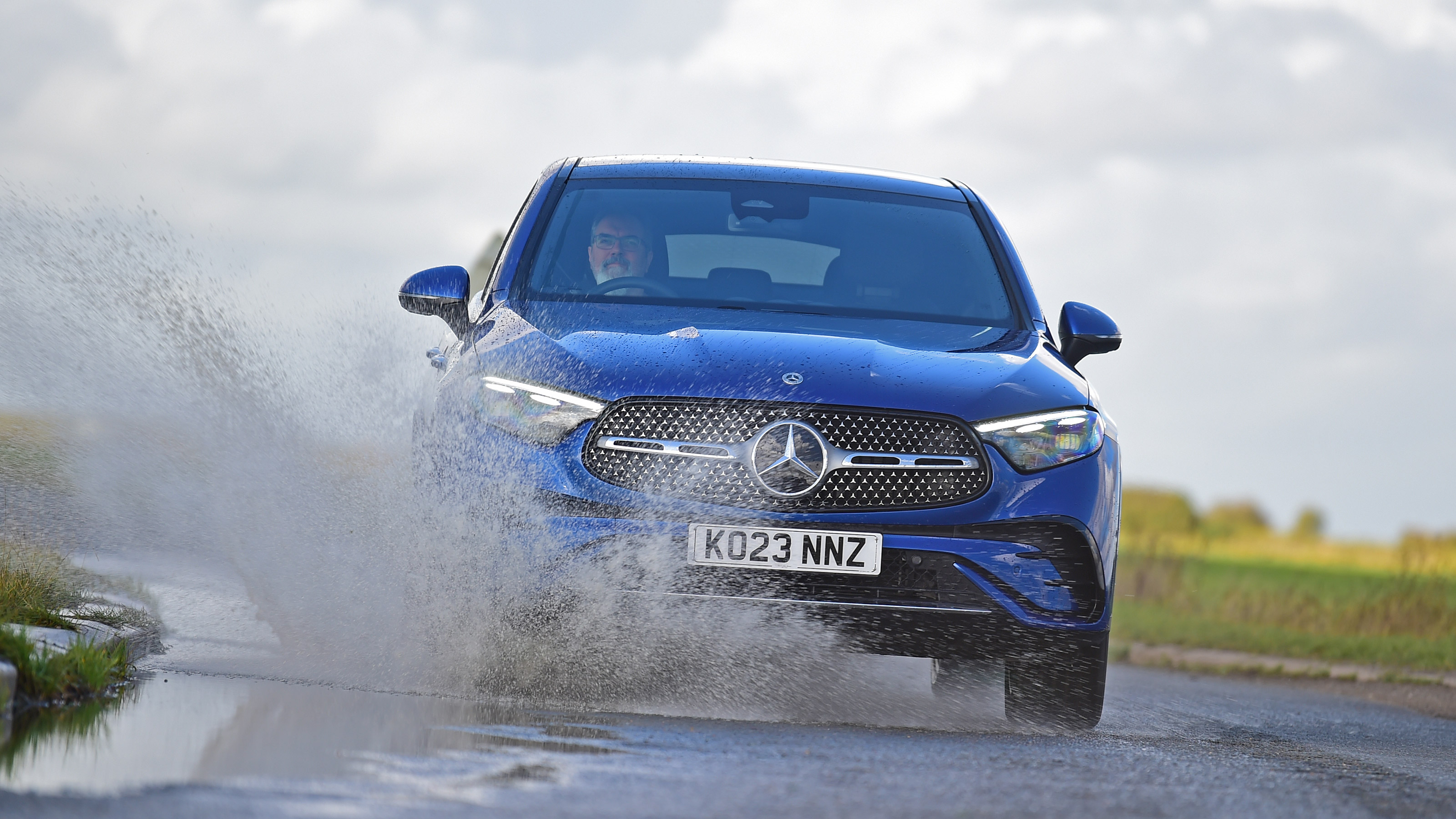 Mercedes GLC Coupe UK front driving