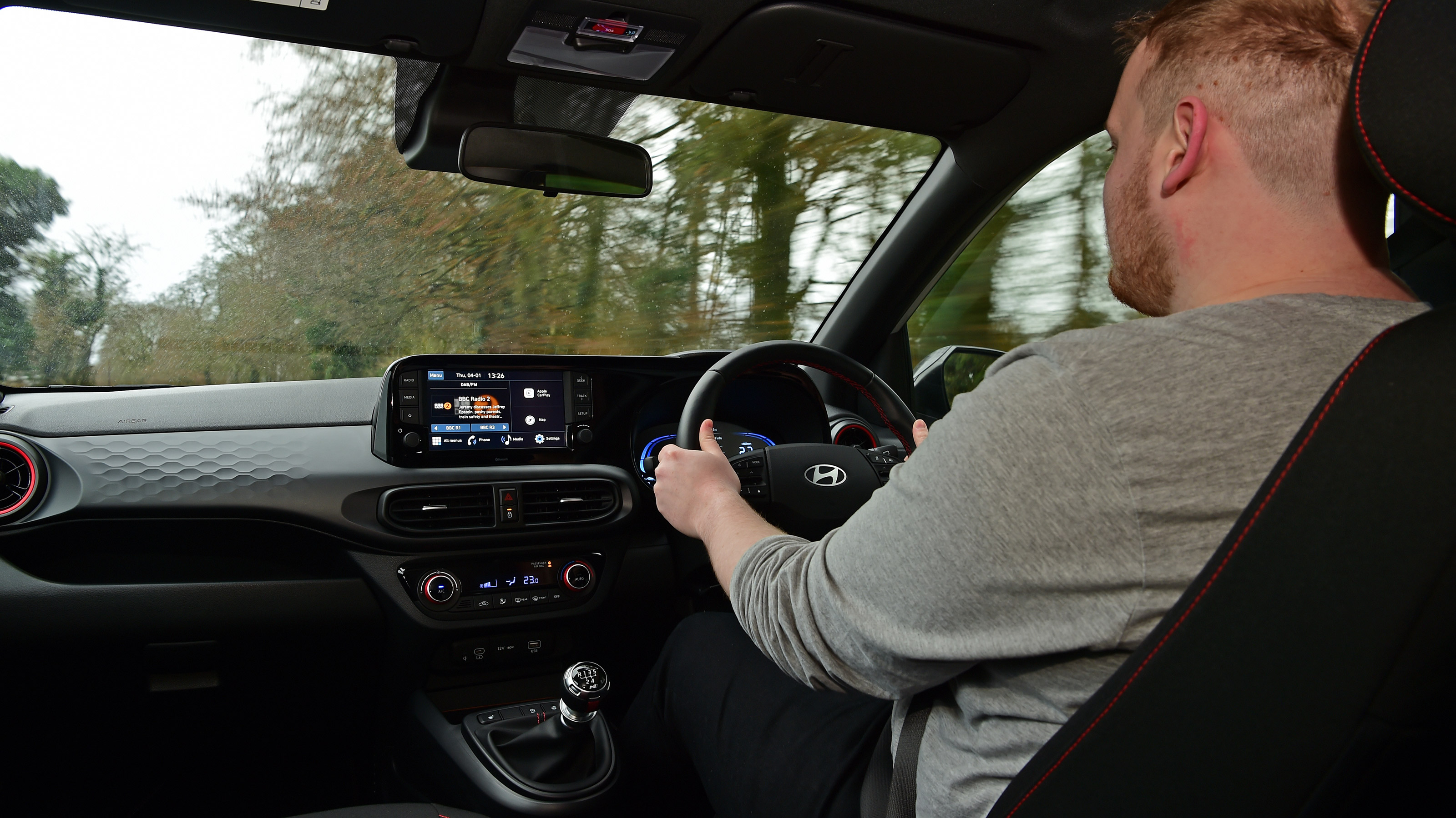 Hyundai i10 N Line staff driving