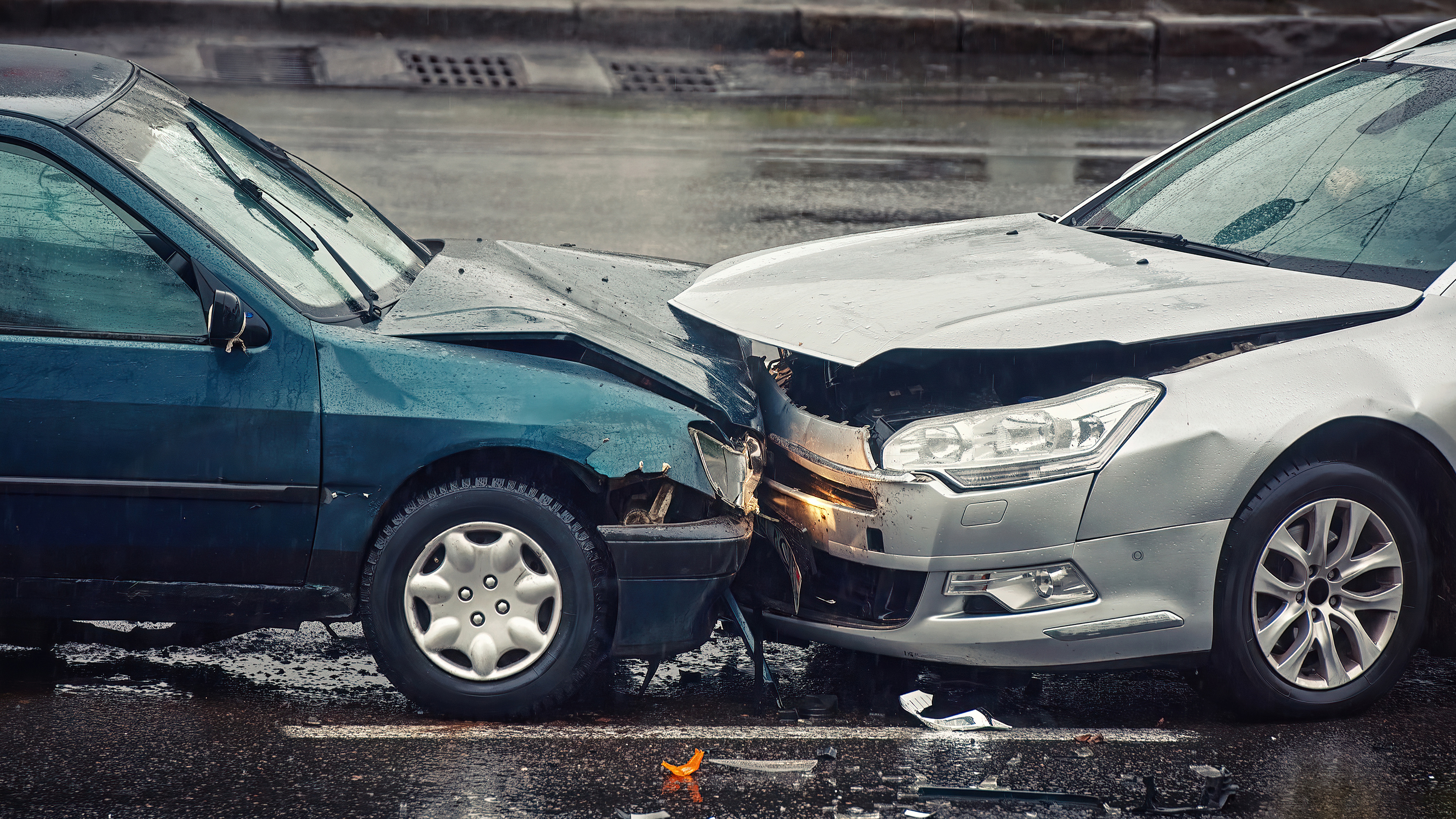 Written-off car