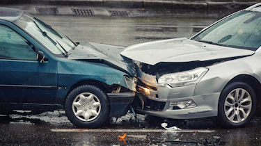 Written-off car