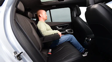 Mercedes EQE SUV rear seats