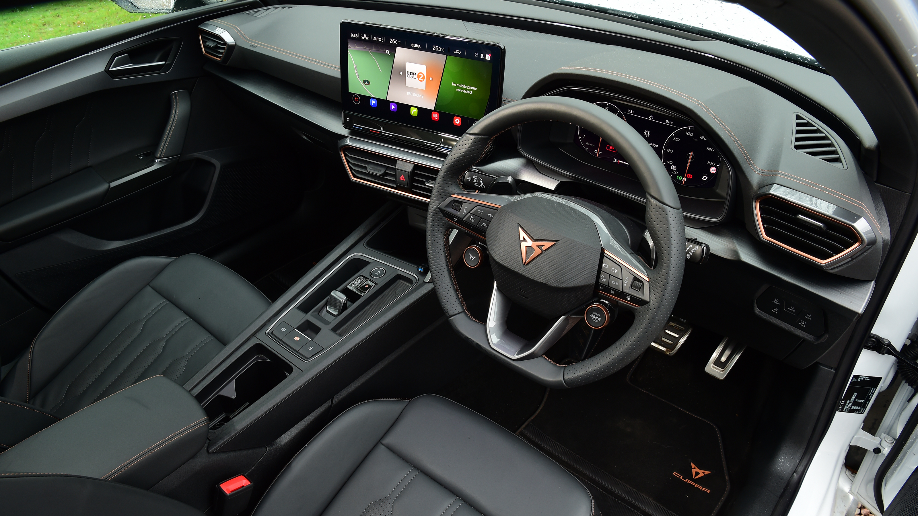 Cupra Leon interior