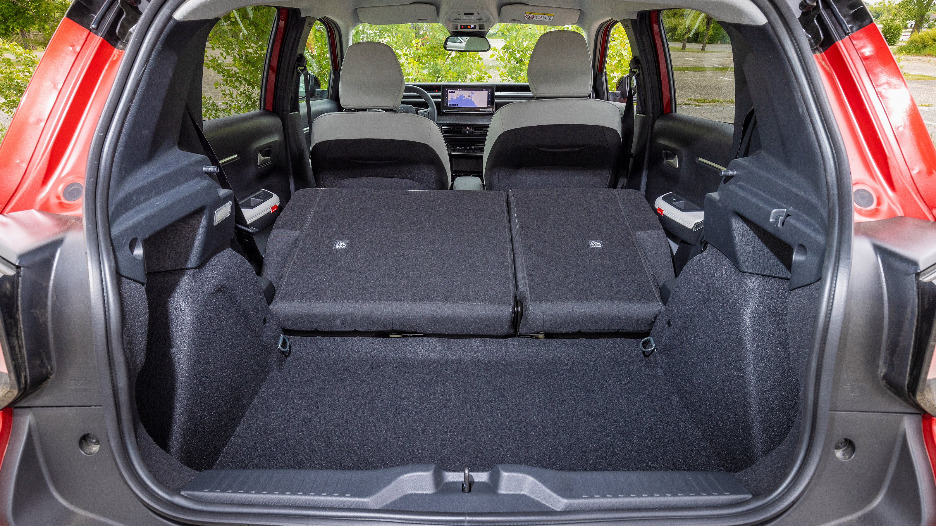 Citroen C3 boot seats folded