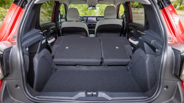 Citroen C3 boot seats folded