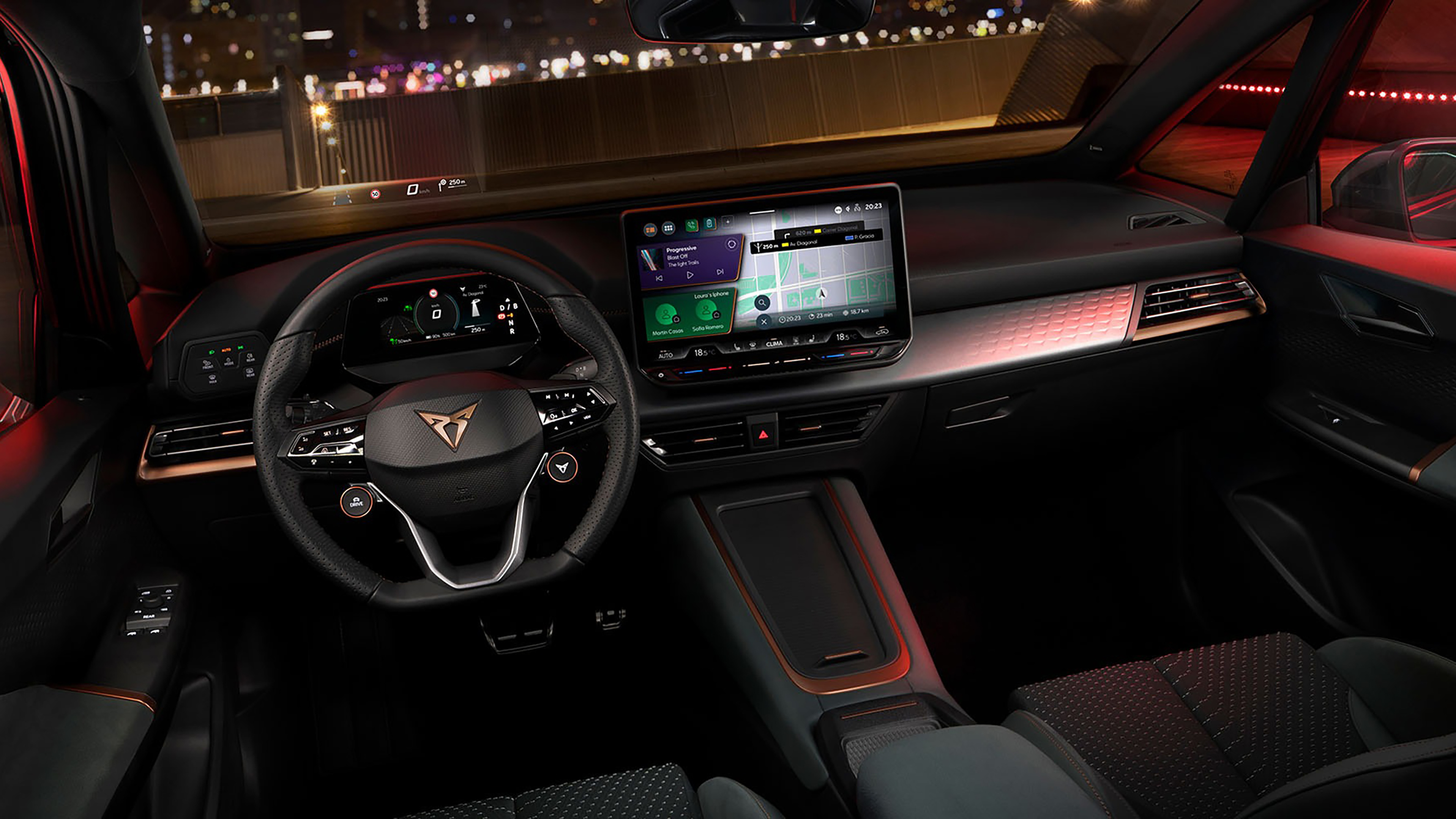 Cupra Born VZ interior