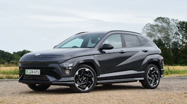 Hyundai Kona Electric N Line front 3/4 static