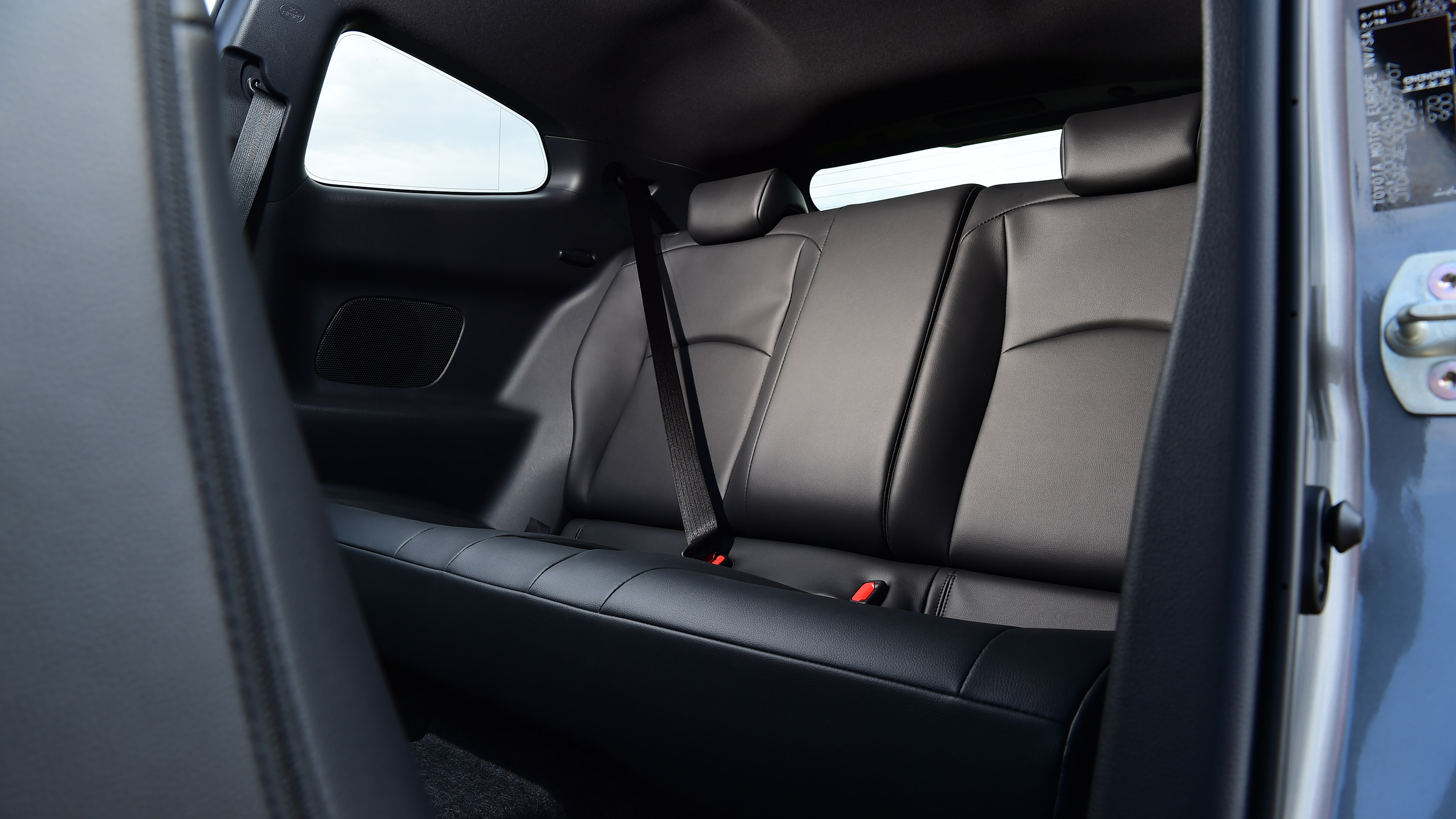 Toyota GR Yaris rear seats