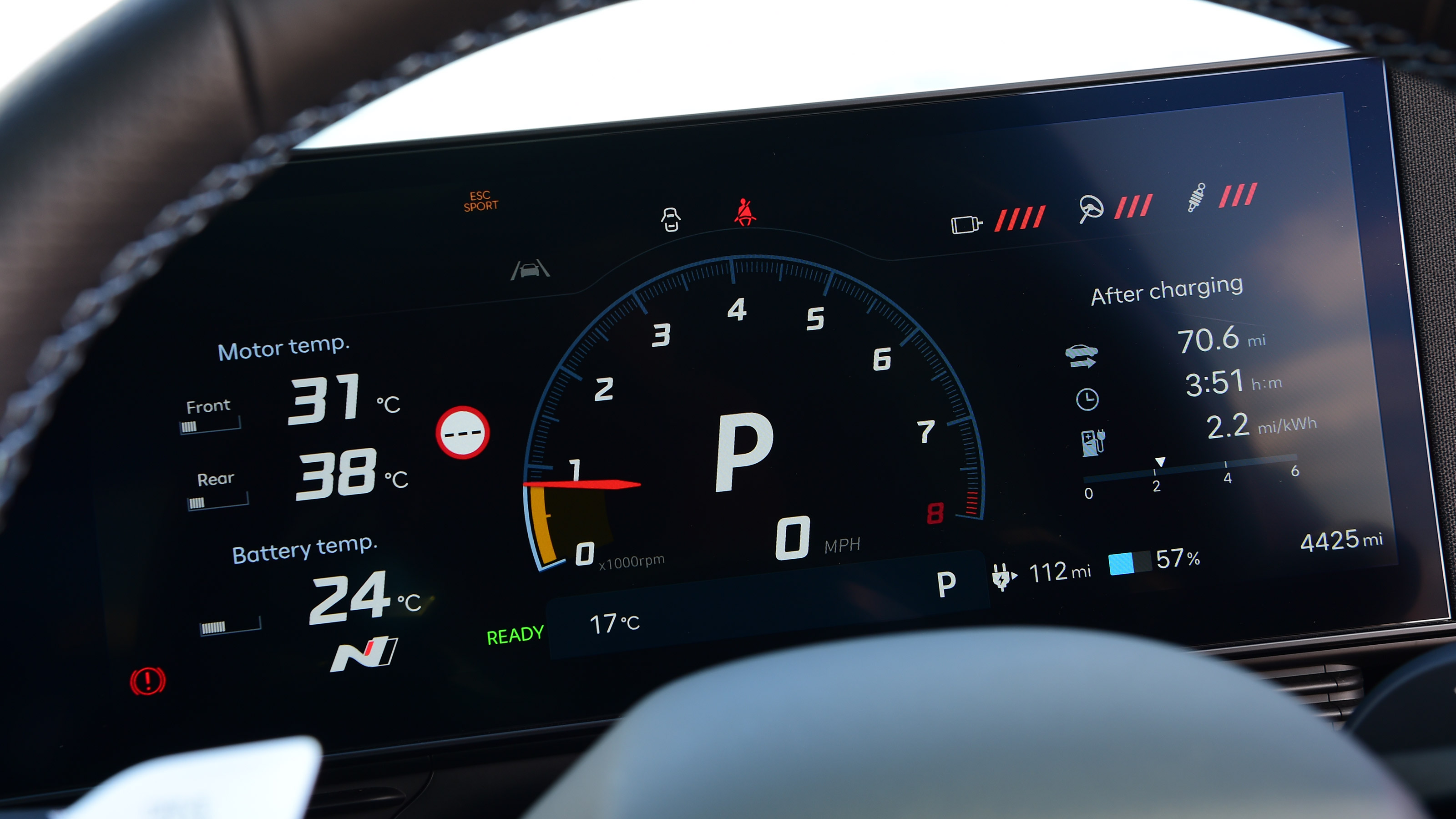 Hyundai Ioniq 5 N instruments