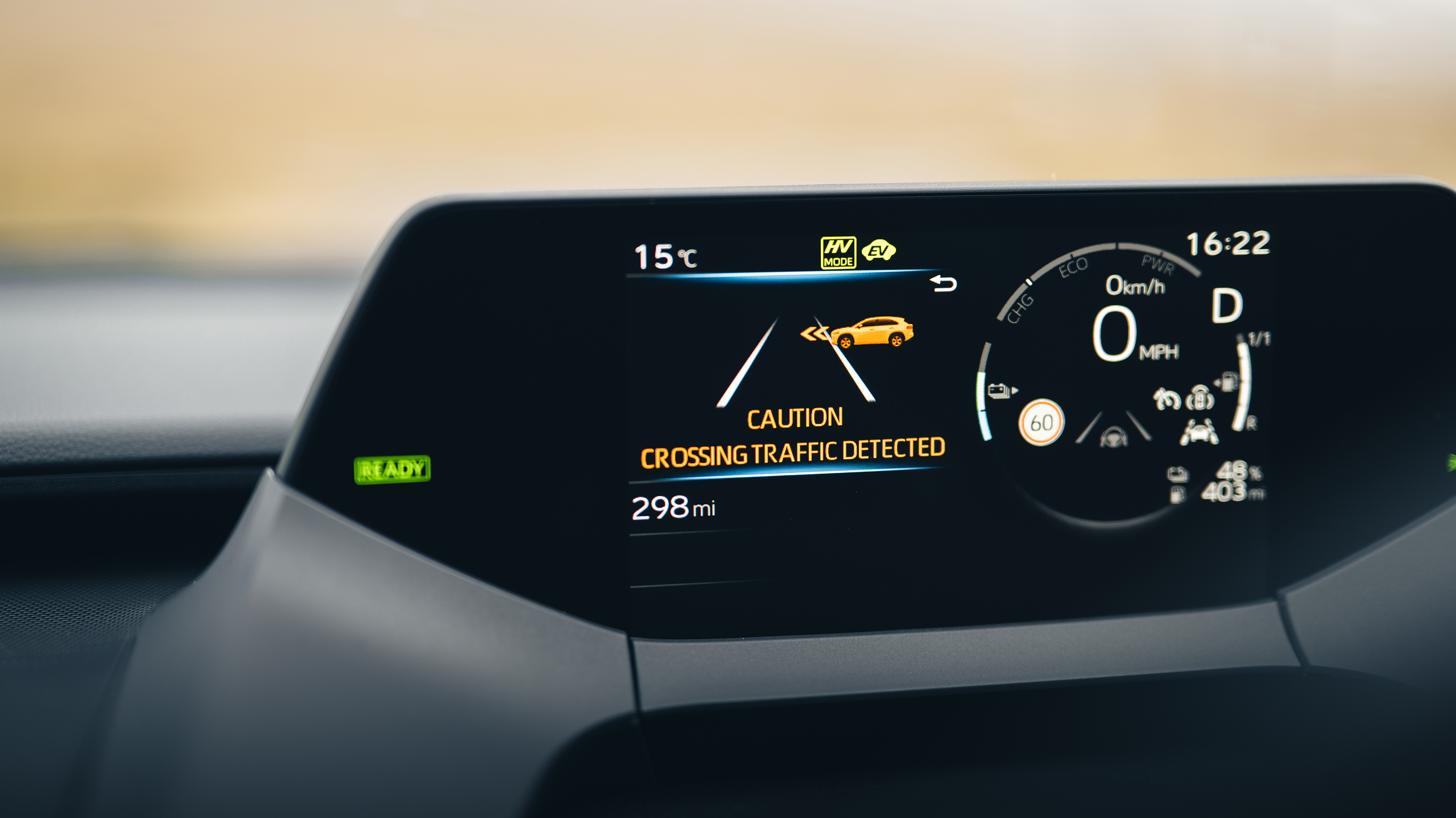 Toyota Prius driver's display