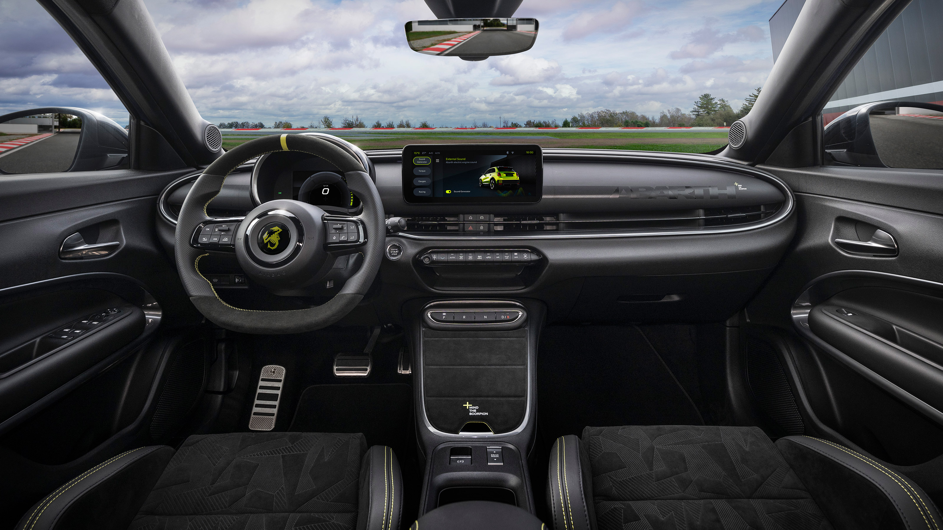 Abarth 600e interior