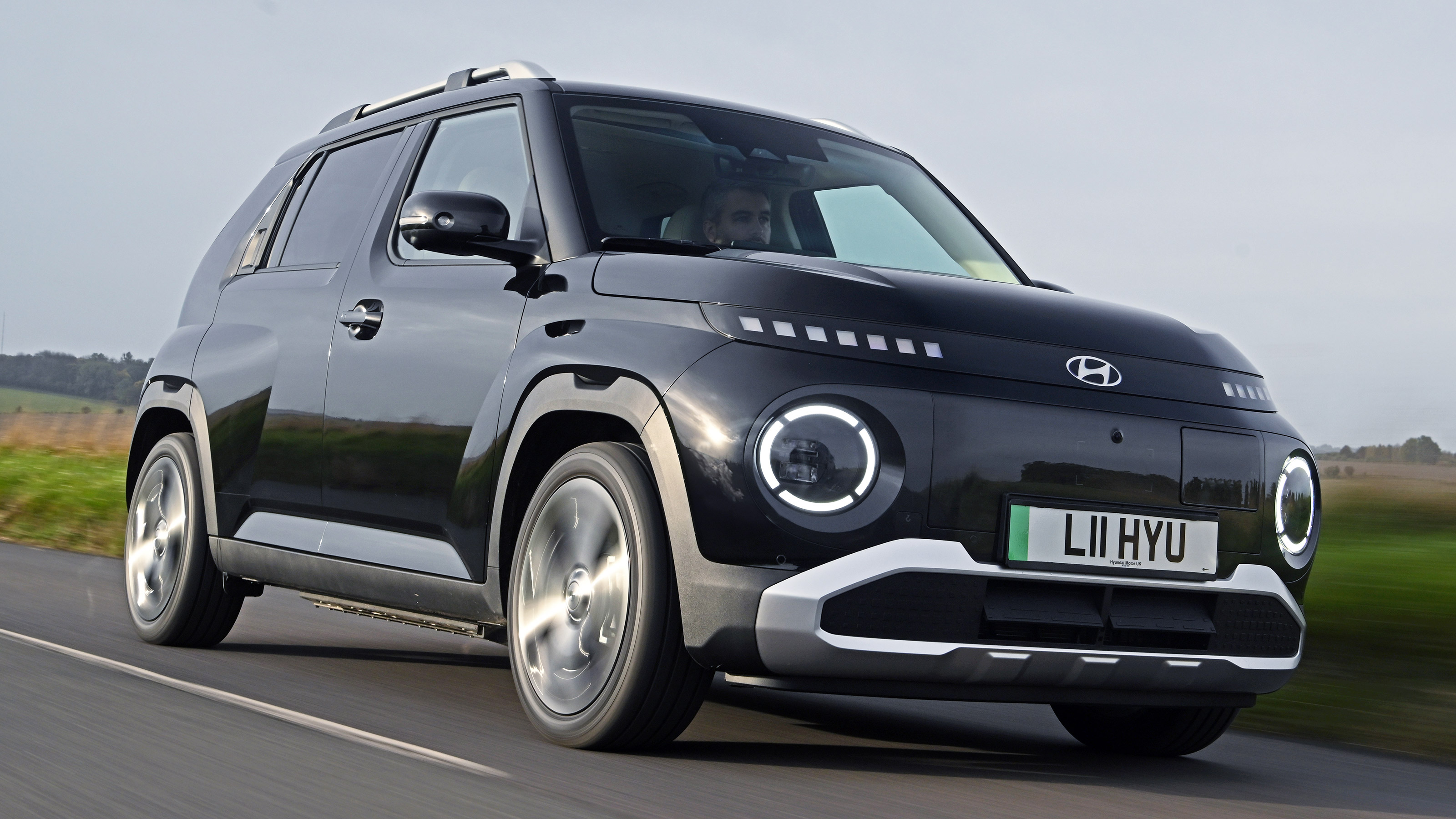 Hyundai Inster front quarter cruising