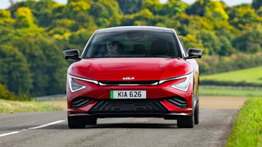 Kia EV6 front driving