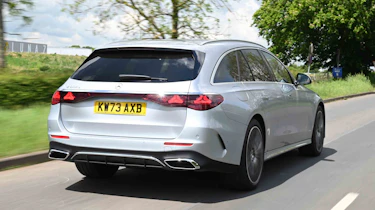 Mercedes E-Class Estate rear driving