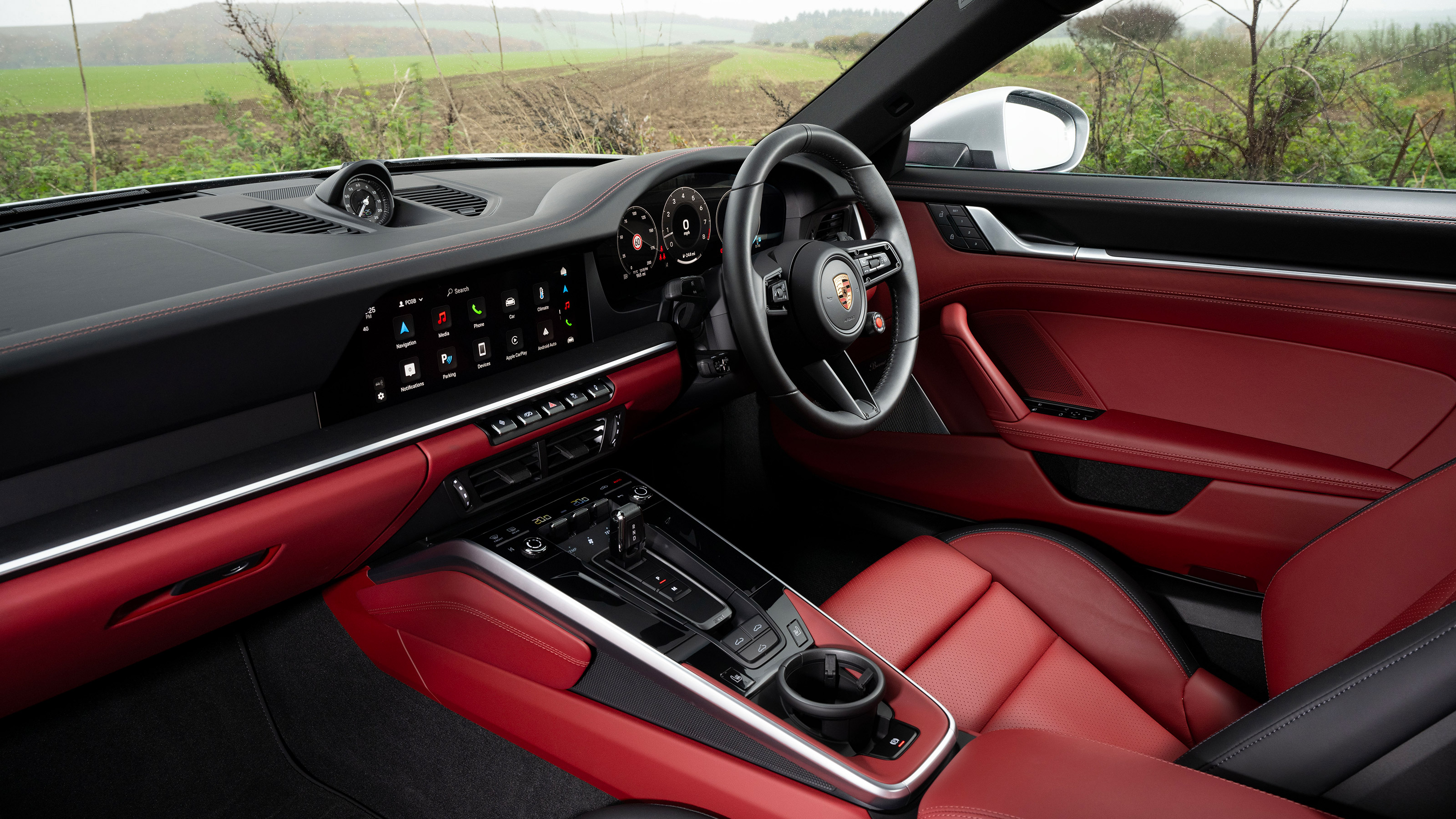 Porsche 911 UK interior wide