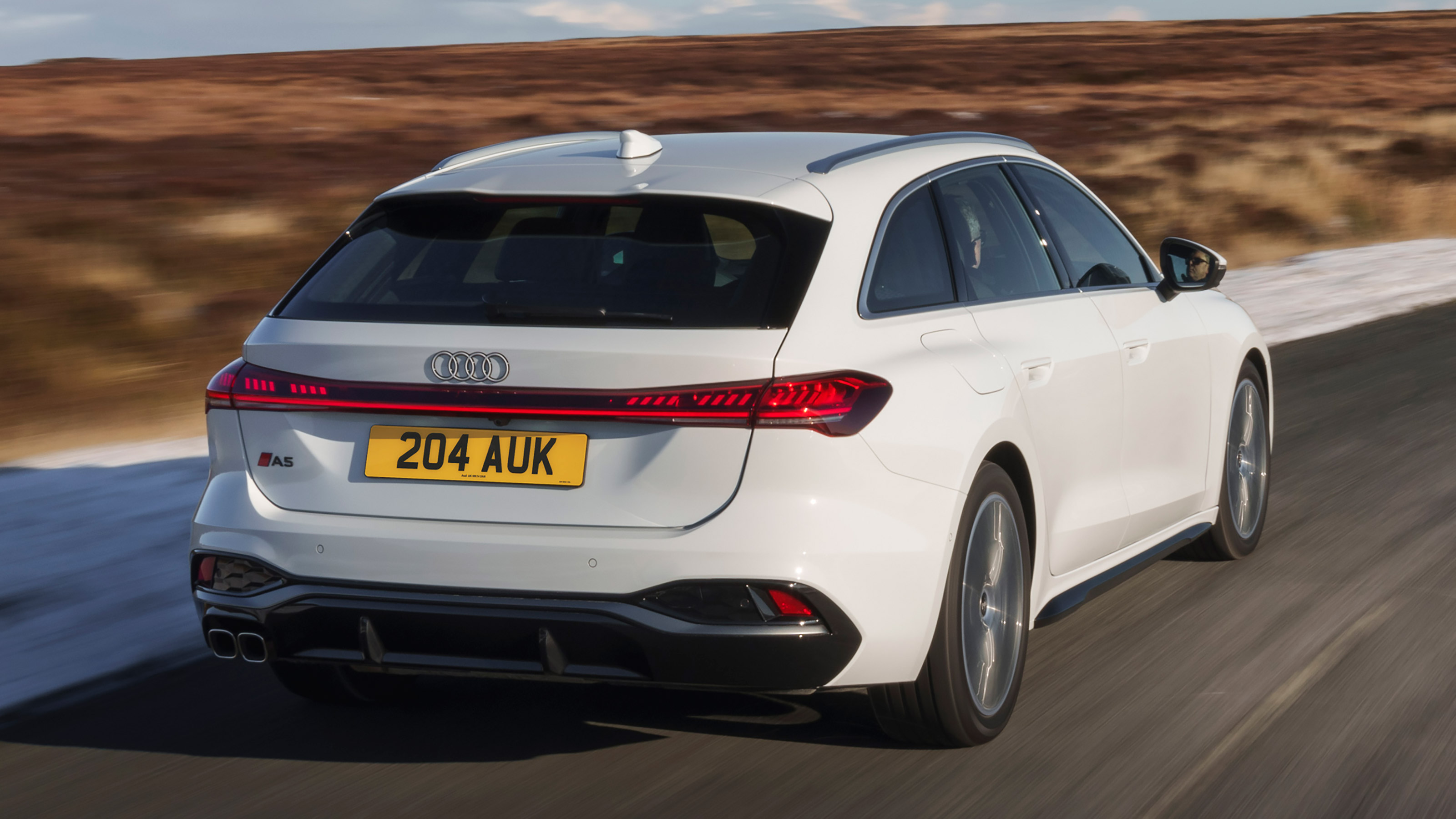 Audi A5 Avant rear quarter driving
