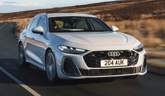 Audi A5 Avant front quarter driving