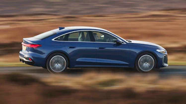 Audi A5 side profile driving